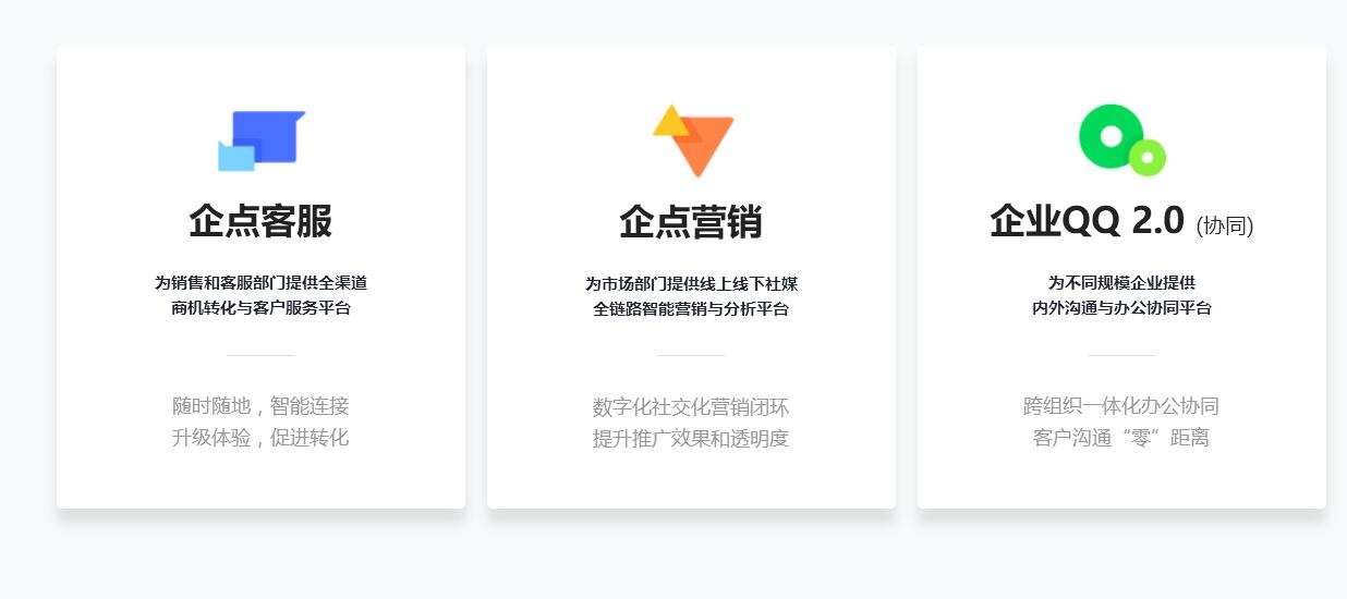 騰訊企點產品