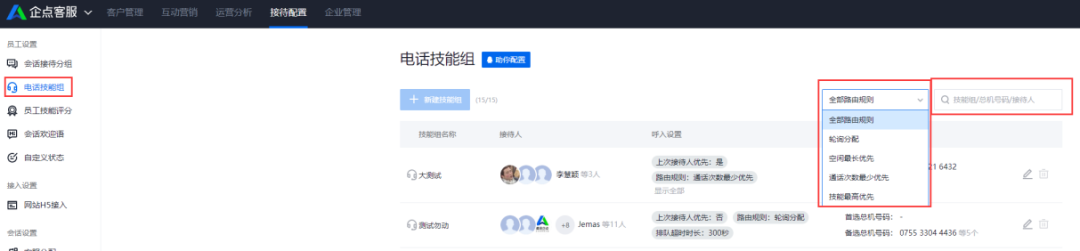電話技能組